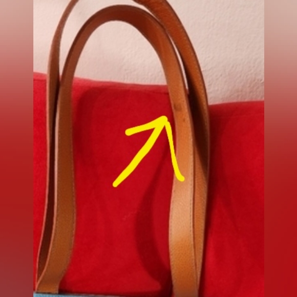 Vintage and Rare Comptoire Sud de Pacifique Blue Purse - Picture 7 of 7